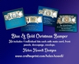 Blue Gold Christmas Bumper Kit