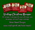 Vintage Christmas Bumper