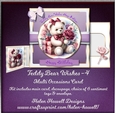 Teddy Bear Wishes - 4 - Multi occasions card.