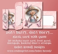 Dont hurry 1 - Blank Card with Quote