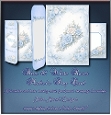 Blue & White Roses Mothers Day