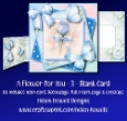 A Flower for you 3 - Blank Card