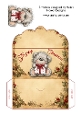 Merry Christmas Teddy Bear Money Envelope. 