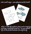 Mushrooms Digi Stamp 
