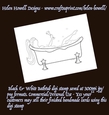 Bathtub - Digi Stamp 