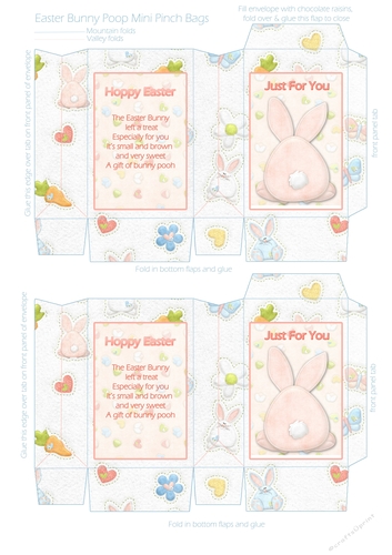 Easter Bunny Poop Mini Pinch Bag 