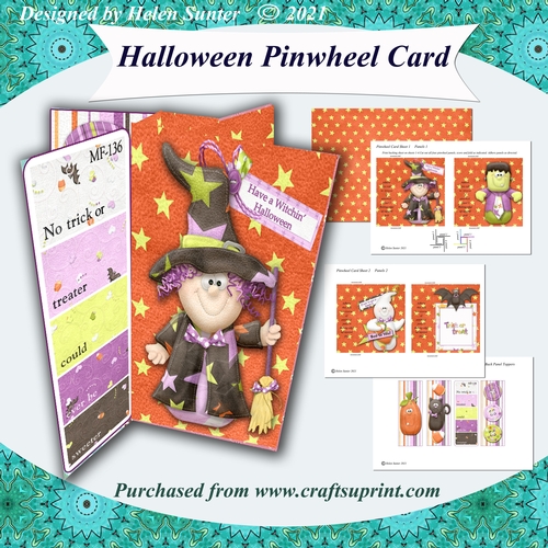 Halloween Pinwheel Card