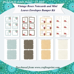 Vintage Roses and Mini Envelopes Bumper Kit