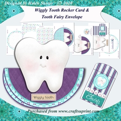 Wiggly Tooth Rocker Card & Tooth Fairy Envelope