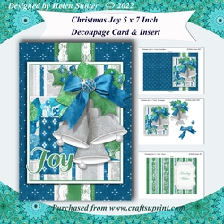 Christmas Joy 5 x 7 Inch Card