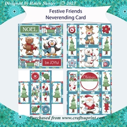 Festive Friends Neverending Christmas Card