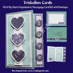 All of my Heart Asymmetric Card Kit