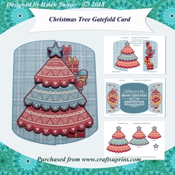 Christmas Tree Gatefold Card