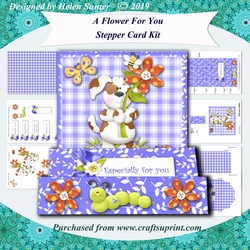 A Flower for You 3D Decouapge Stepper Card Kit
