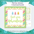 Find Your Adventure 7.5 Inch Square Card Front Kit