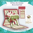 Be Merry This Christmas Reverse Easel Card