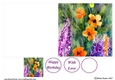 Impressionist Floral Cut and Fold Card 2