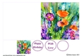 Impressionist Floral Cut and Fold Card 4