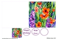 Impressionist Floral Cut and Fold Card 5
