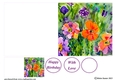 Impressionist Floral Cut and Fold Card 6