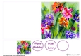 Impressionist Floral Cut and Fold Card 7