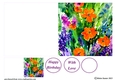 Impressionist Floral Cut and Fold Card 8