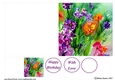 Impressionist Floral Cut and Fold Card 10