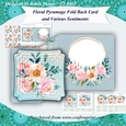 Floral Pyramage Fold Back Card with Various Sentiments
