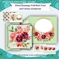 Floral Pyramage Fold Back Card with Various Sentiments 2