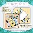 Floral Pyramage Fold Back Card with Various Sentiments 4
