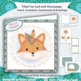 Tribal Fox Card and Party Invitation