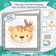 Tribal Tiger Card and Party Invite