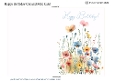 Wildflowers Happy Birthday! Cut and Fold Card