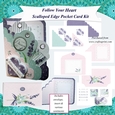 Follow Your Heart Scalloped Edge Pocket Card Kit