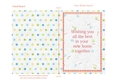 New Home Insert to fit 5 x 7 Inch Card