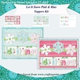 Let It Snow 3D Decoupage Card Toppers