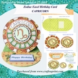 Capricorn - Zodiac Easel Birthday Card