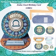 Libra - Zodiac Easel Birthday Card