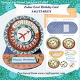 Sagittarius - Zodiac Easel Birthday Card