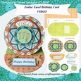 Virgo - Zodiac Easel Birthday Card