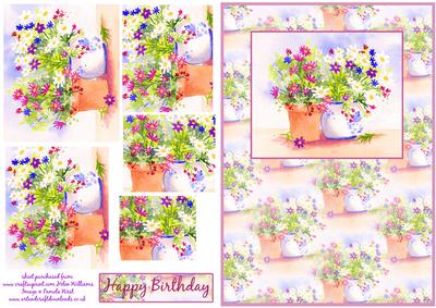 Pot of Daisies Artwork Pyramid