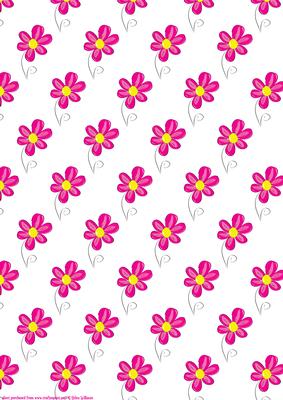 Pretty in the Pinks Floral Paper