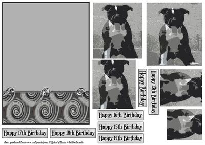 Staffordshire Bull Terrier Pyramid