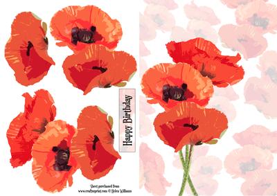 Poppy Art Trio Step by Step