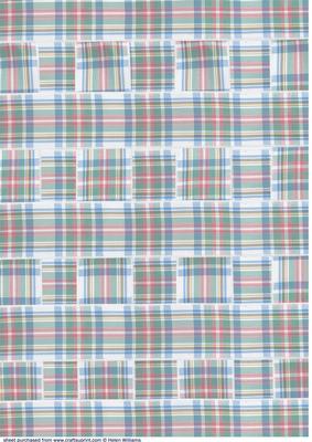 Tartan Weave Backing Vellum