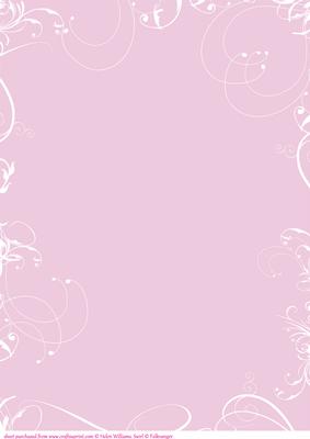Swirl Paper Baby Pink