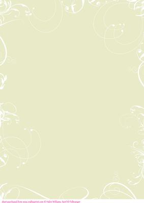 Swirl Paper Pastel Green