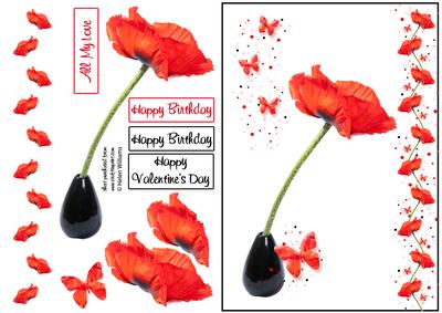 Poppy & Butterfly Wishes Step by Step