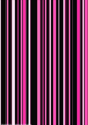 Pretty in Pinks on Black Stripe Paper