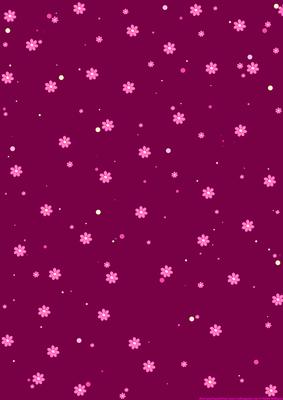 Pretty in Pinks on Burgandy Flower Paper